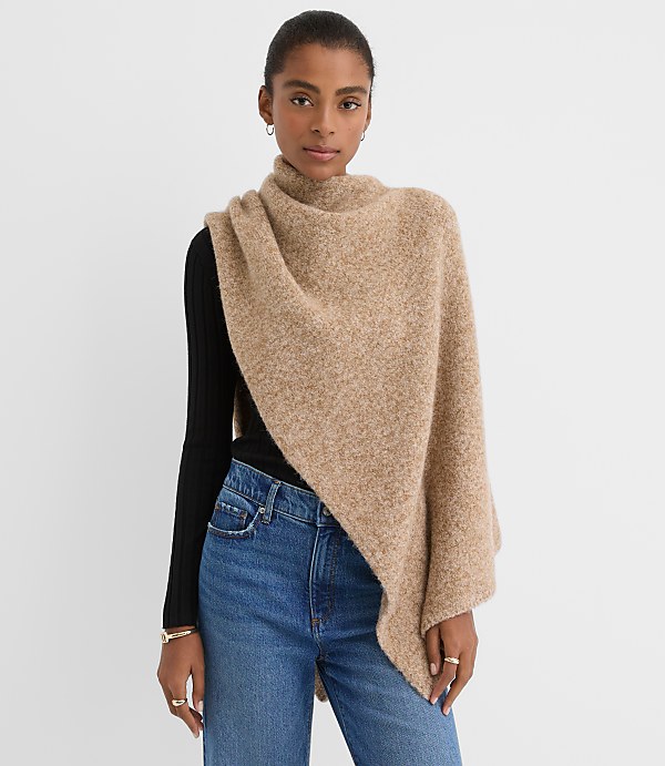 Cozy Asymmetrical Poncho