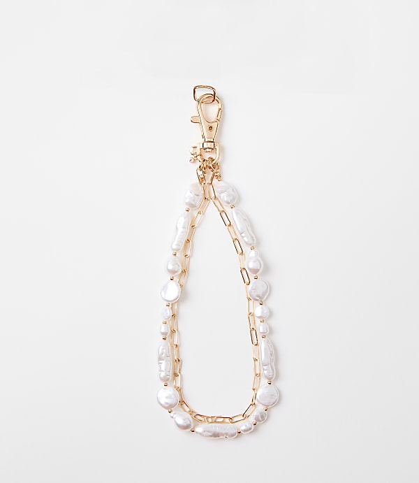 Short Pearlized Phone Chain