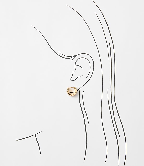 Tubular Hoop Earring Set