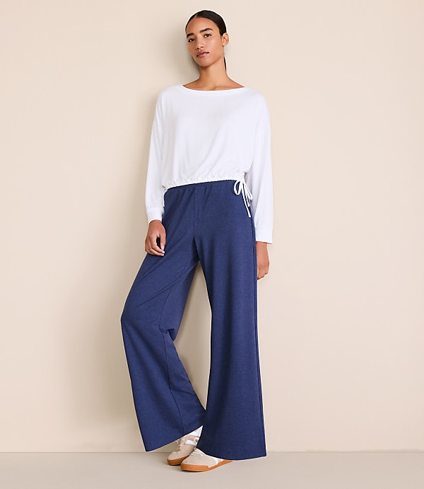 Lou & Grey Side Tie Essential Modal Tee
