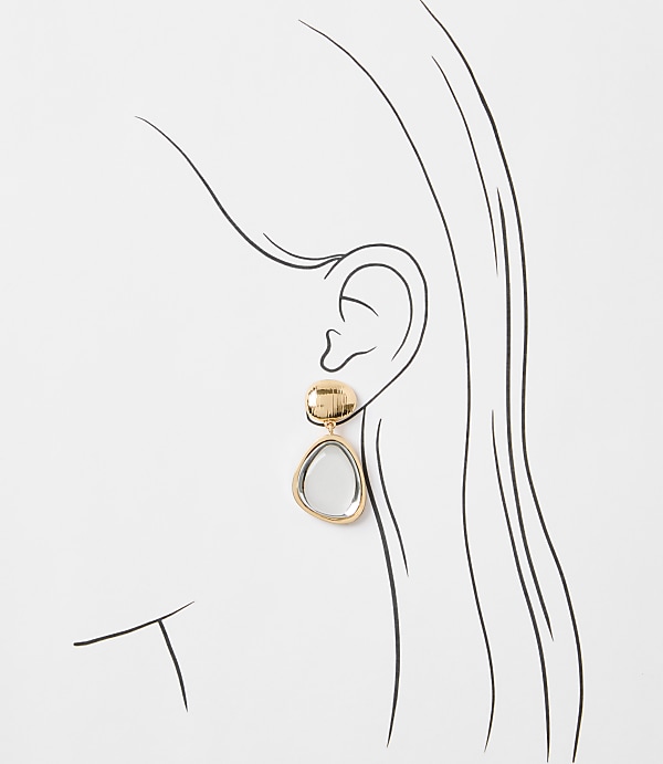 Crystal Mixed Metal Statement Earrings