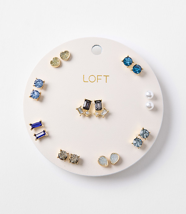Sparkle Cluster Stud Earring Set