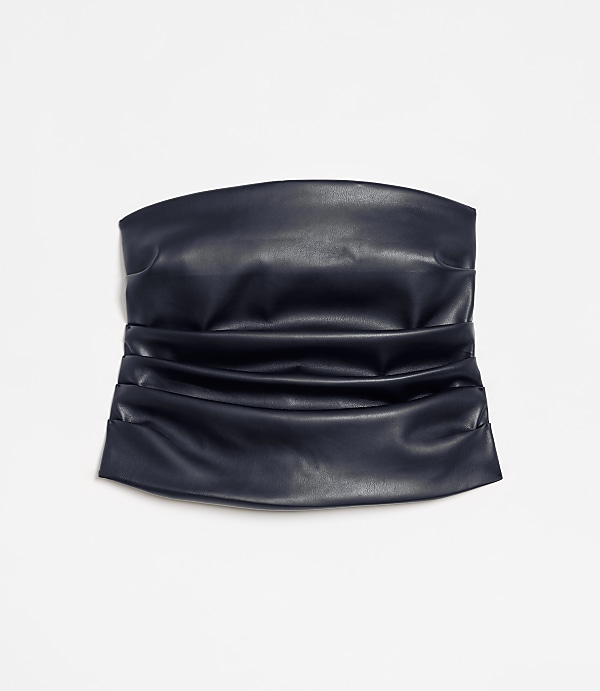 LOFT Versa Faux Leather Bustier
