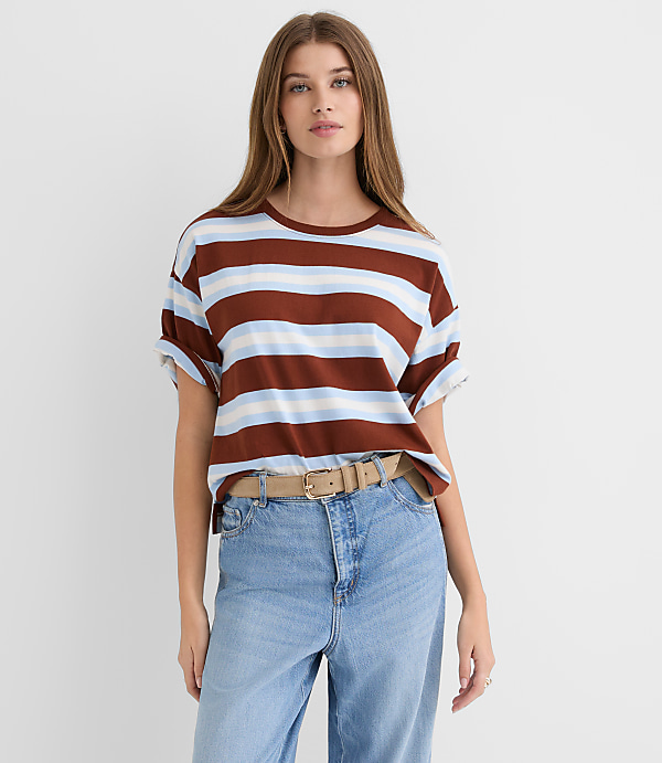 Striped Jersey Modern Tee