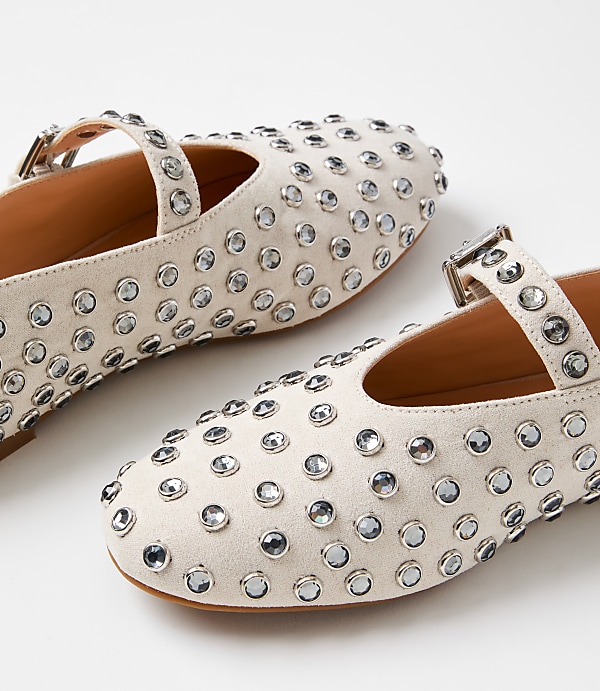 Sparkle Mary Jane Flats