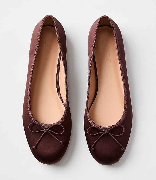 Satin Ballet Flats