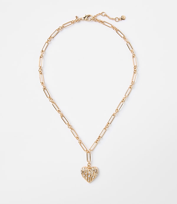 Sparkle Heart Pendant Necklace