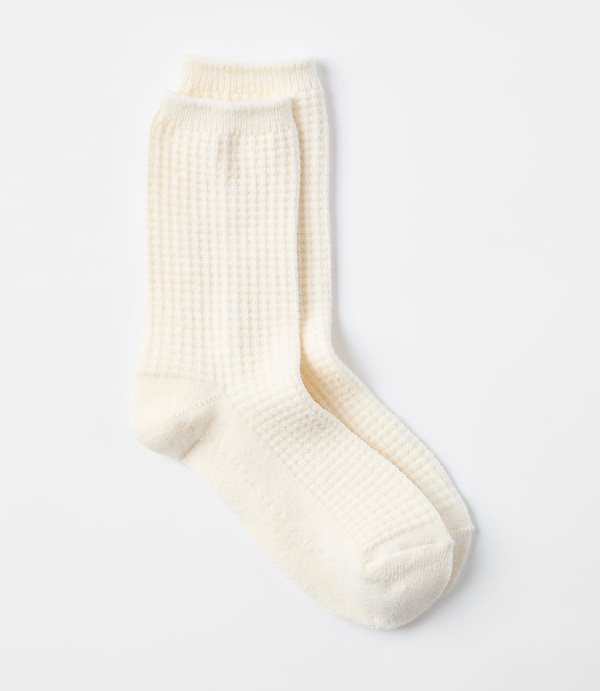Lou & Grey Waffle Crew Socks