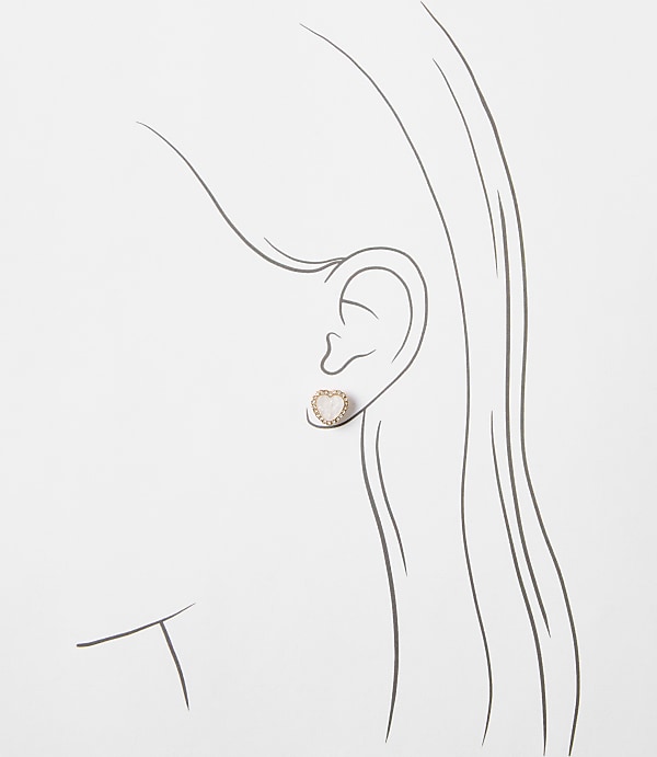 Heart Stud Earring Set