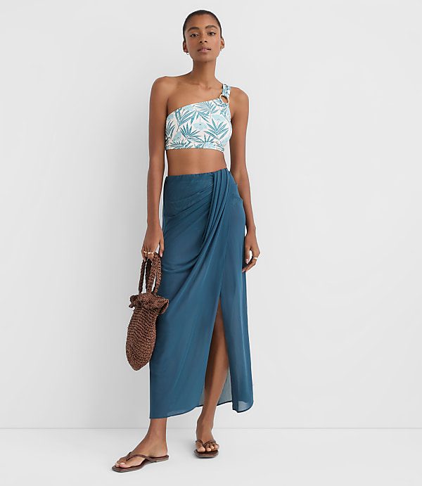 LOFT Beach Mesh Pareo Skirt