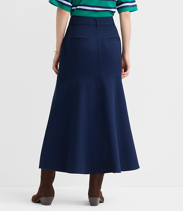 Trumpet Midi Pocket Skirt