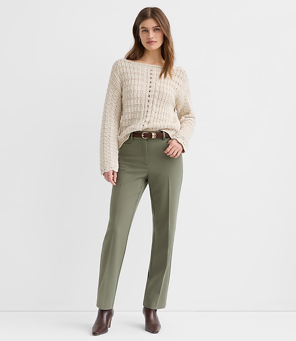 Parker Straight Pants in Twill