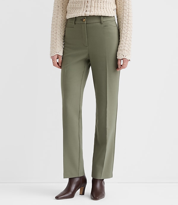 Parker Straight Pants in Twill
