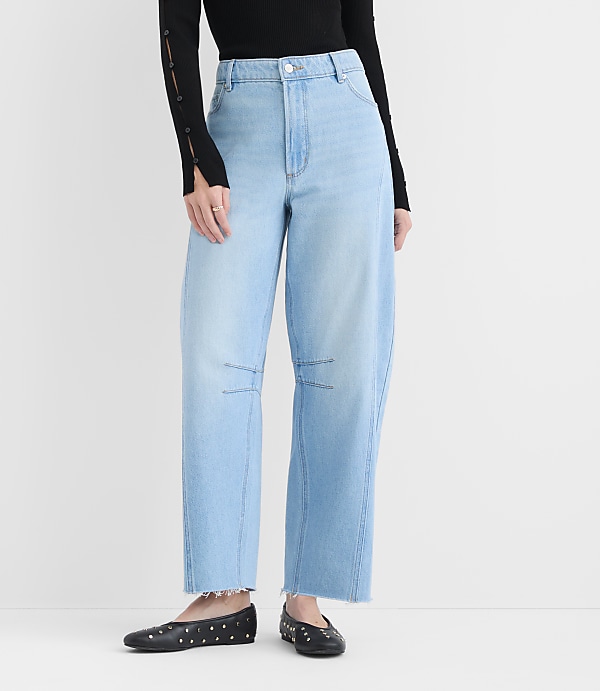 Rivete Fresh Cut Horseshoe Jeans in Haze Wash