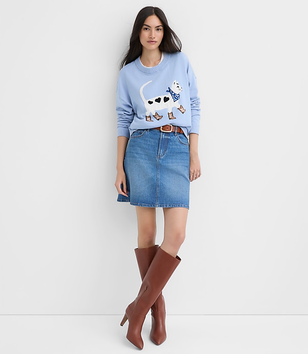 Cowboy Cat Sweater