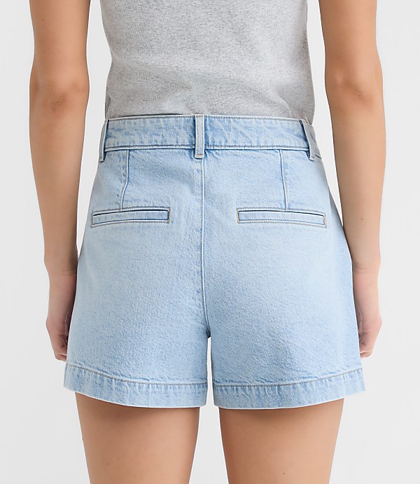 Palmer Denim Shorts in Light Vintage Wash