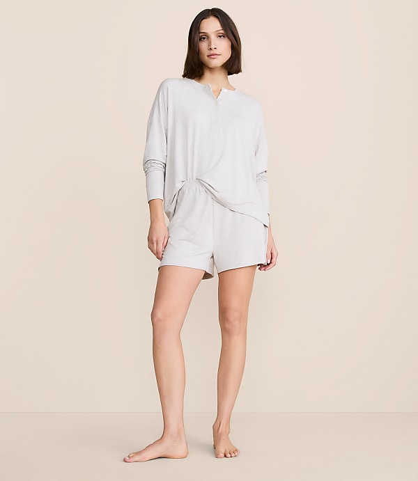 Lou & Grey Heathered Softened Modal Pajama Shorts