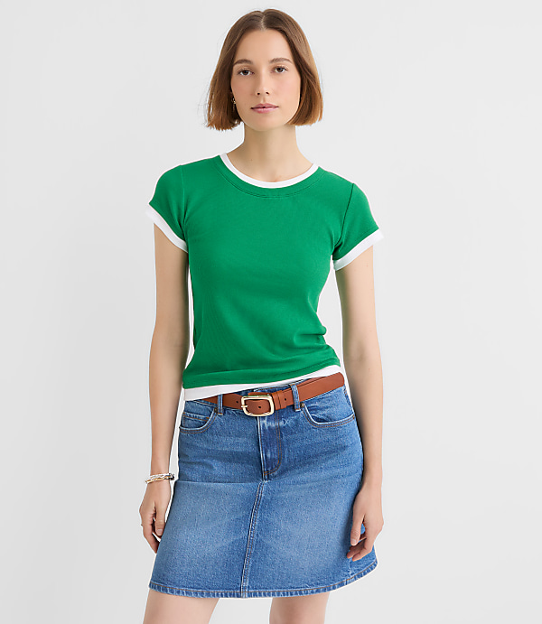 Layered Perfect Ribbed Tee