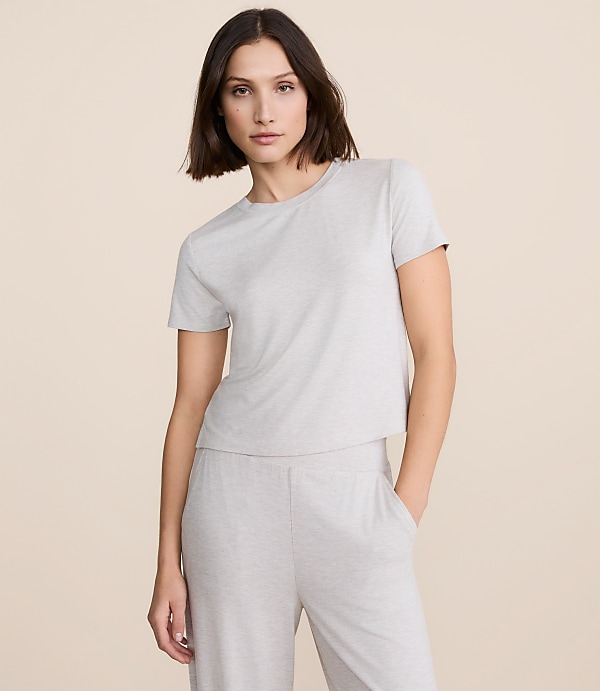 Lou & Grey Heathered Softened Modal Pajama Tee