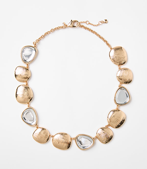 Mixed Metal Statement Necklace