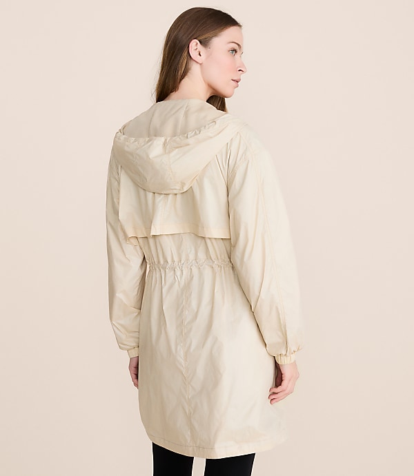 Lou & Grey Water Repellent Long Windbreaker