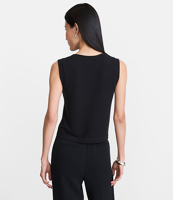 LOFT Versa Sweater Knit Relaxed Tank Top