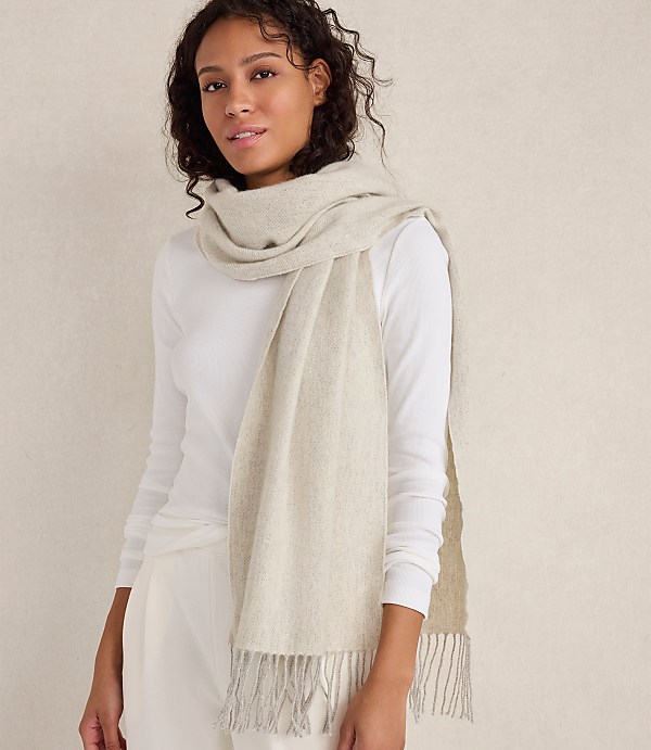 Haven Well Within Organic Cotton Blend Fair Isle Scarf