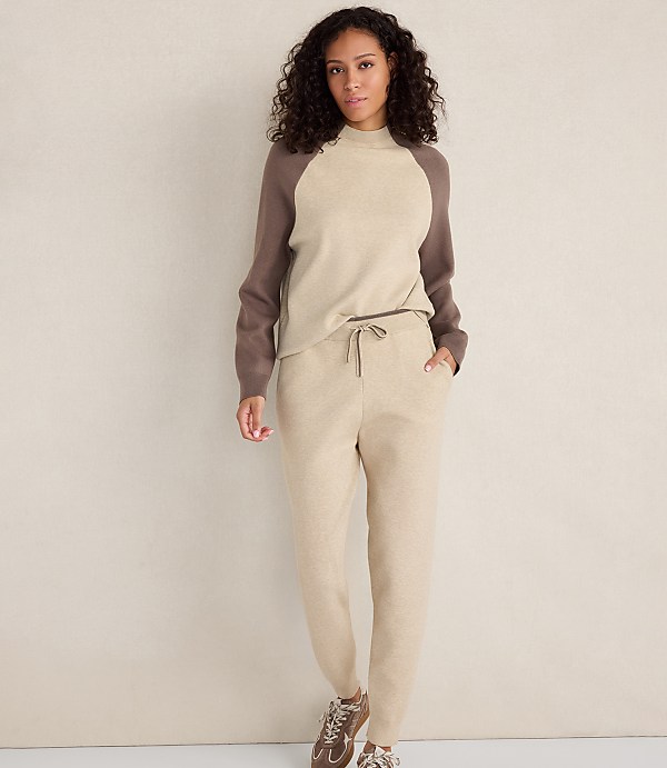 Haven Well Within Viscose Blend Colorblock Crewneck