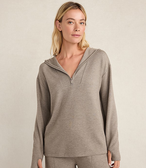 Haven Well Within Soft Knit Half-Zip Hoodie