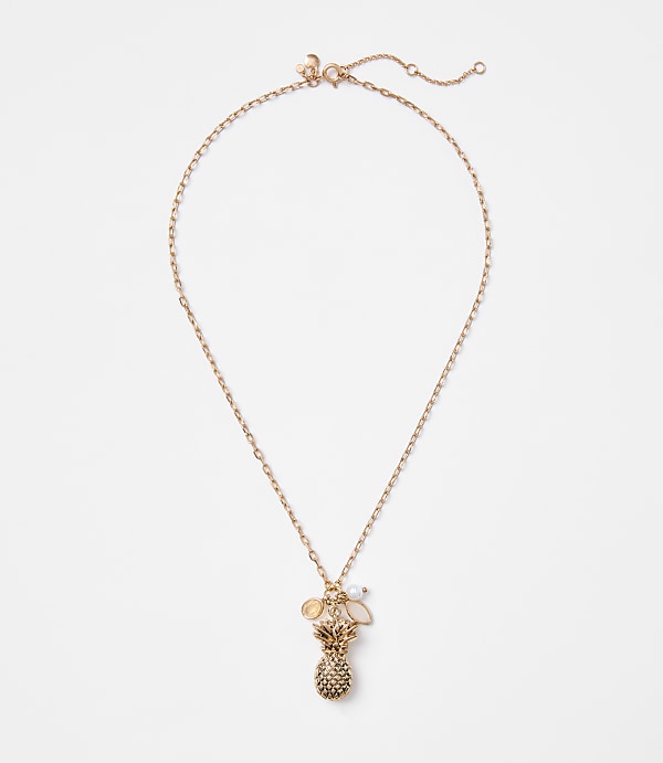 Pineapple Cluster Necklace