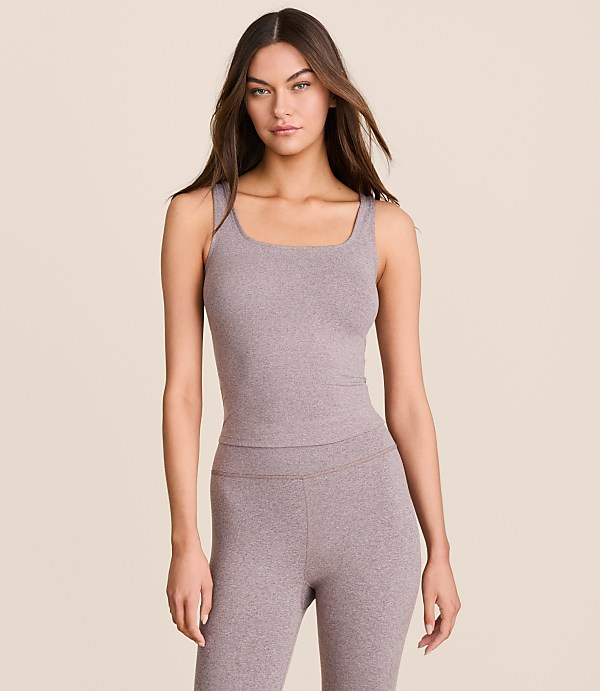 Lou & Grey Heathered Brushedsoft Tank Top