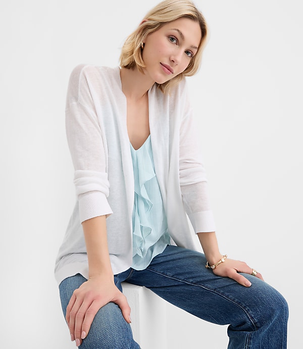 Sheer Open Cardigan