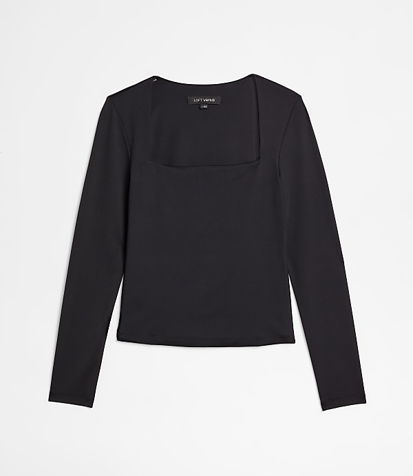 LOFT Versa 360 Knit Square Neck Top