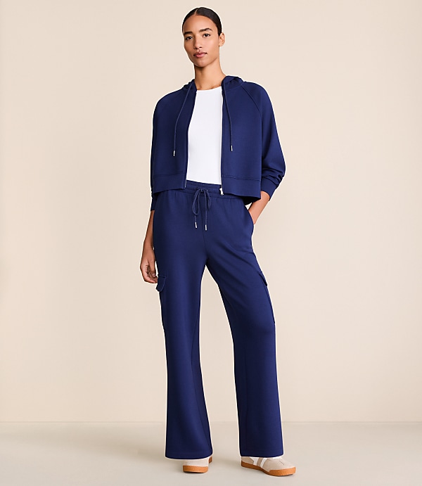 Petite Lou & Grey Scubasoft Straight Leg Cargo Pants