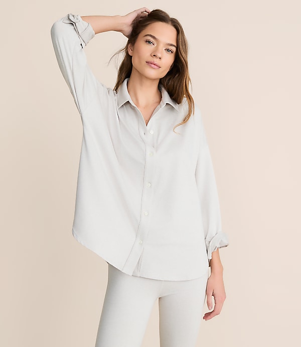 Lou & Grey Heathered Brushedsoft Shirt