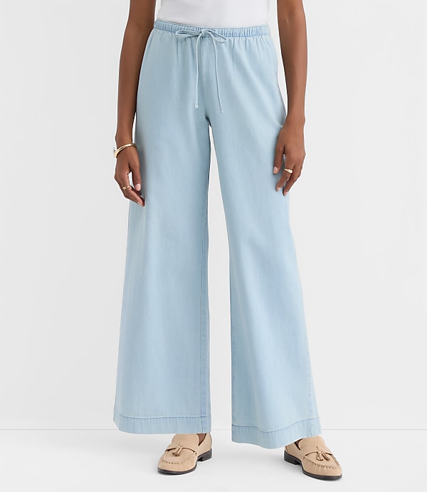 Sawyer Pull On Pants in Chambray