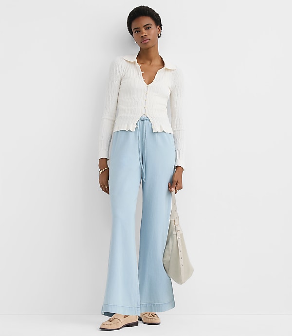 Sawyer Pull On Pants in Chambray