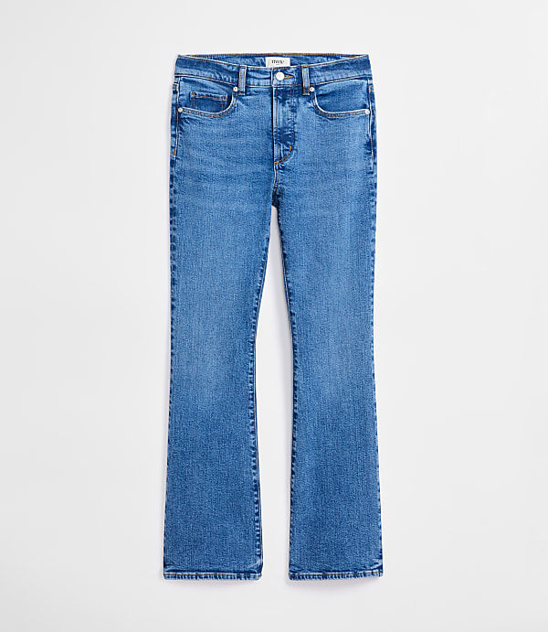 Rivete Curvy Mid Rise Boot Jeans in Vintage Mid Wash