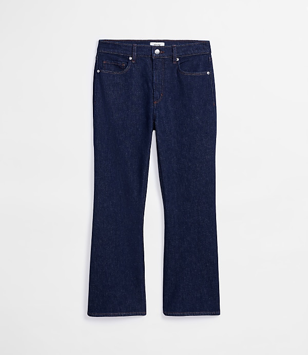 Rivete Curvy High Rise Kick Crop Jeans in Nova Wash