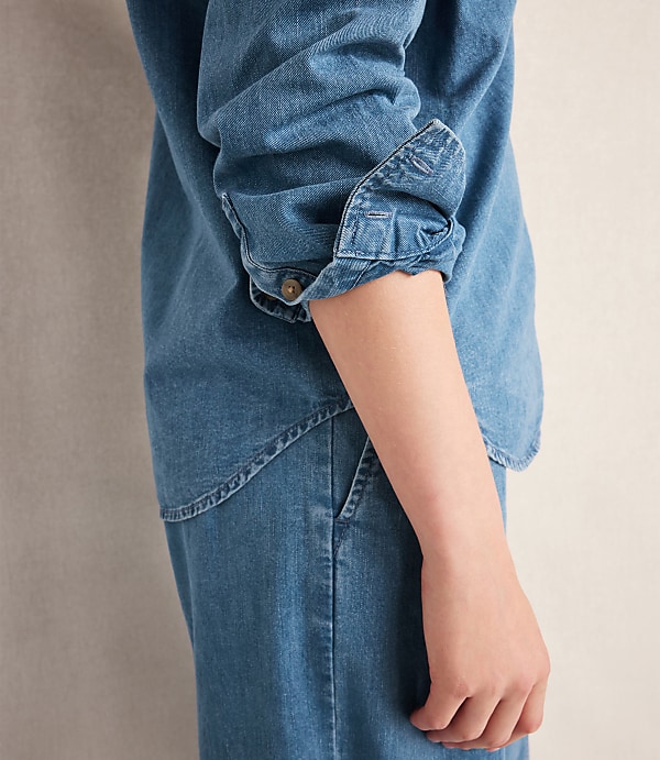 Haven Well Within The Daily Shirt in Organic Cotton Denim