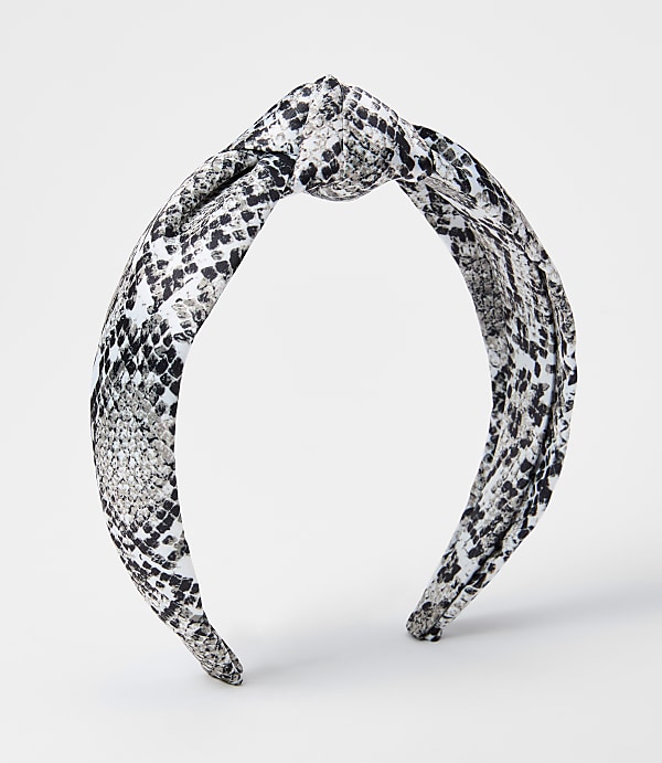 Snake Print Knot Headband