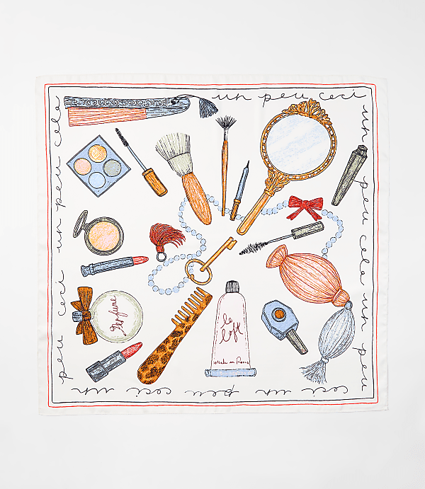 French Beauty Square Scarf