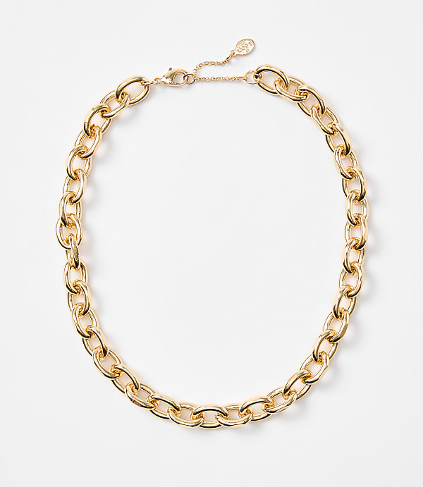 Chain Link Statement Necklace
