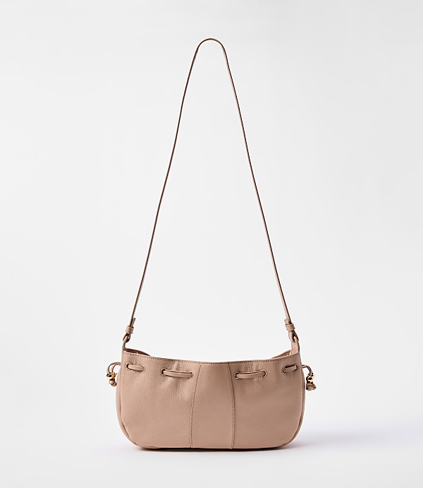 Pebbled Leather Crossbody Bag