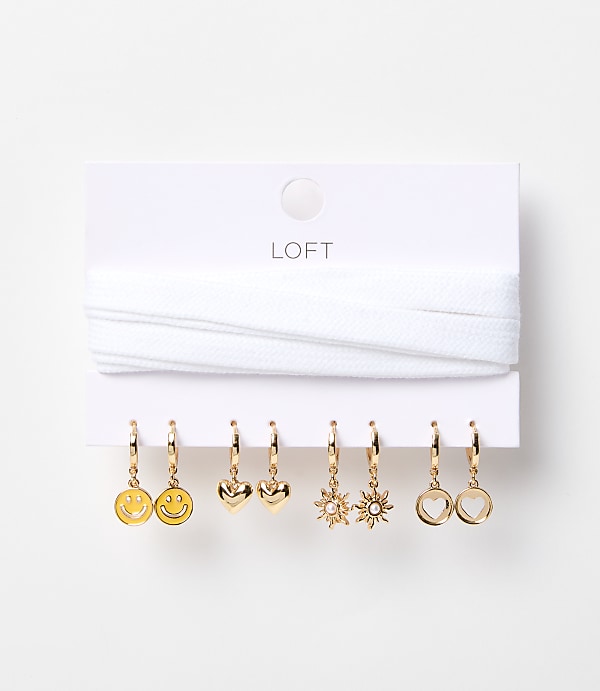 Happy Heart Shoe Charm Set