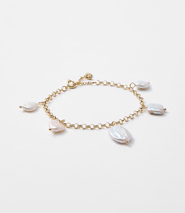 Mother Of Pearl Statement Bracelet