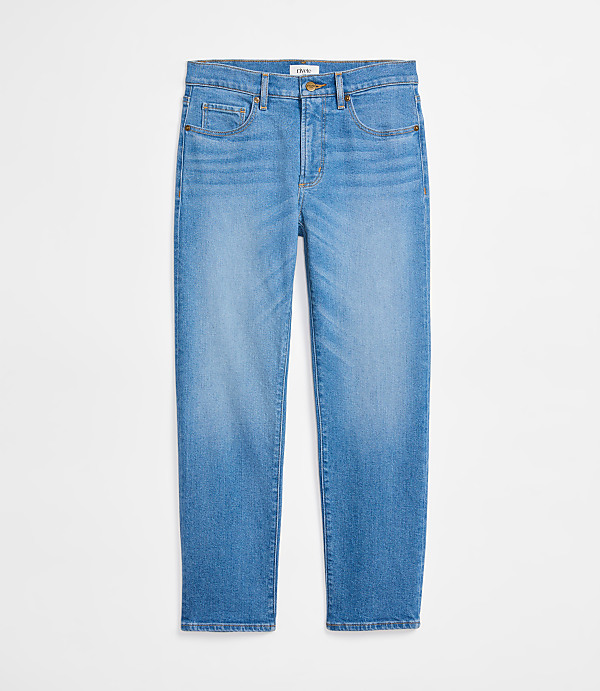 Rivete Petite Mid Rise Slim Jeans in Vintage Mid Wash