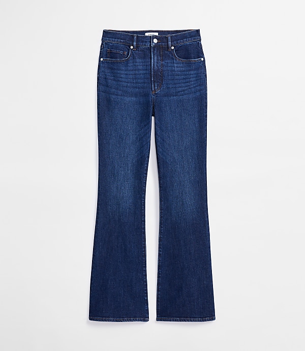 Rivete Tall High Rise Slim Flare Jeans in Muse Wash