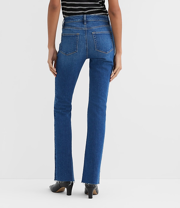 Rivete Tall Mid Rise Boot Jeans in Vintage Dark Wash