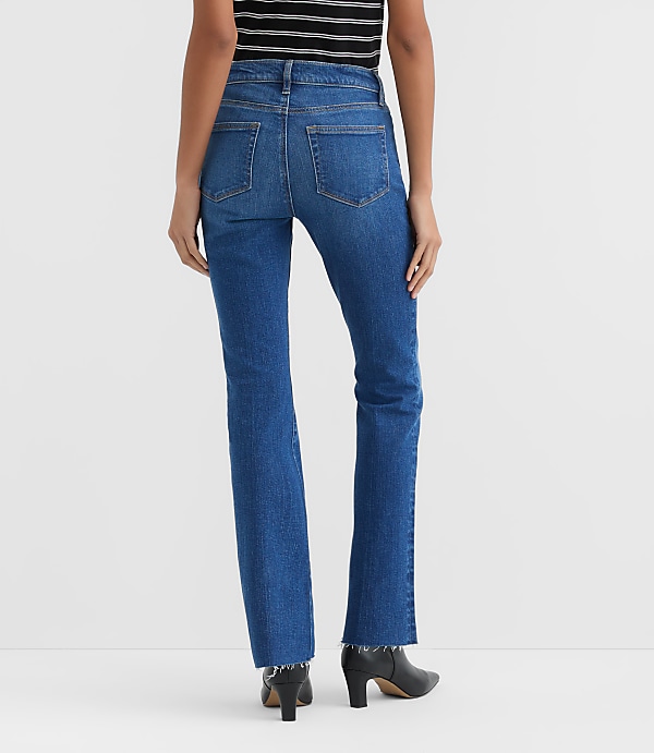 Rivete Tall Curvy Mid Rise Boot Jeans in Vintage Dark Wash